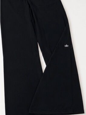 ALO Yoga Kids Black Flared Leggings